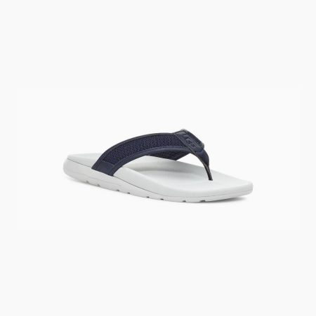 UGG Tenoch HyperWeave Dark Blue Flip Flops for Men (OZCM98347)